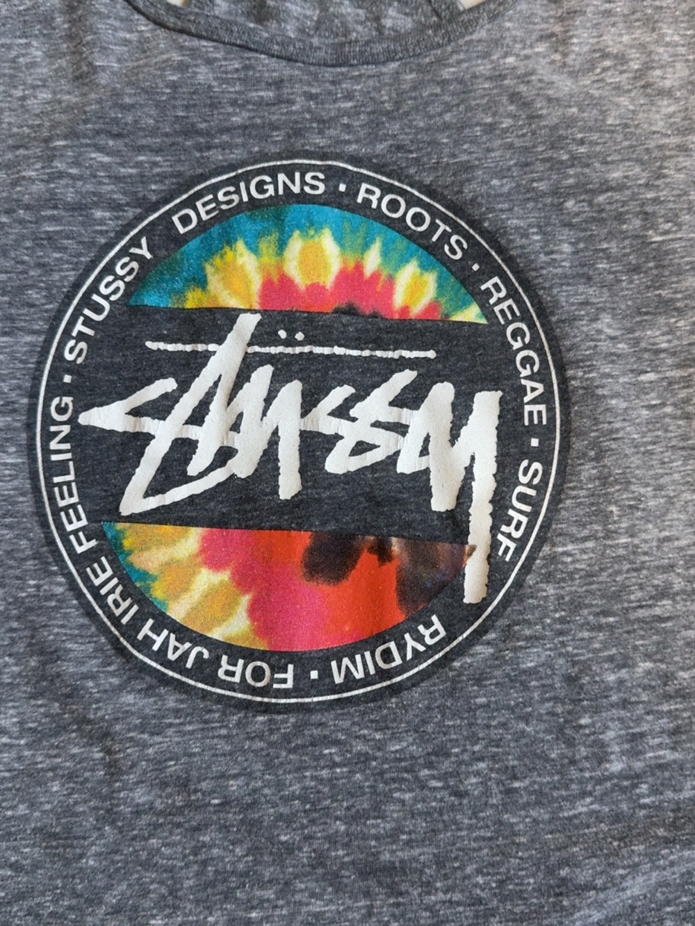 Stussy Gray Racerback Tank - Picture 2 of 4
